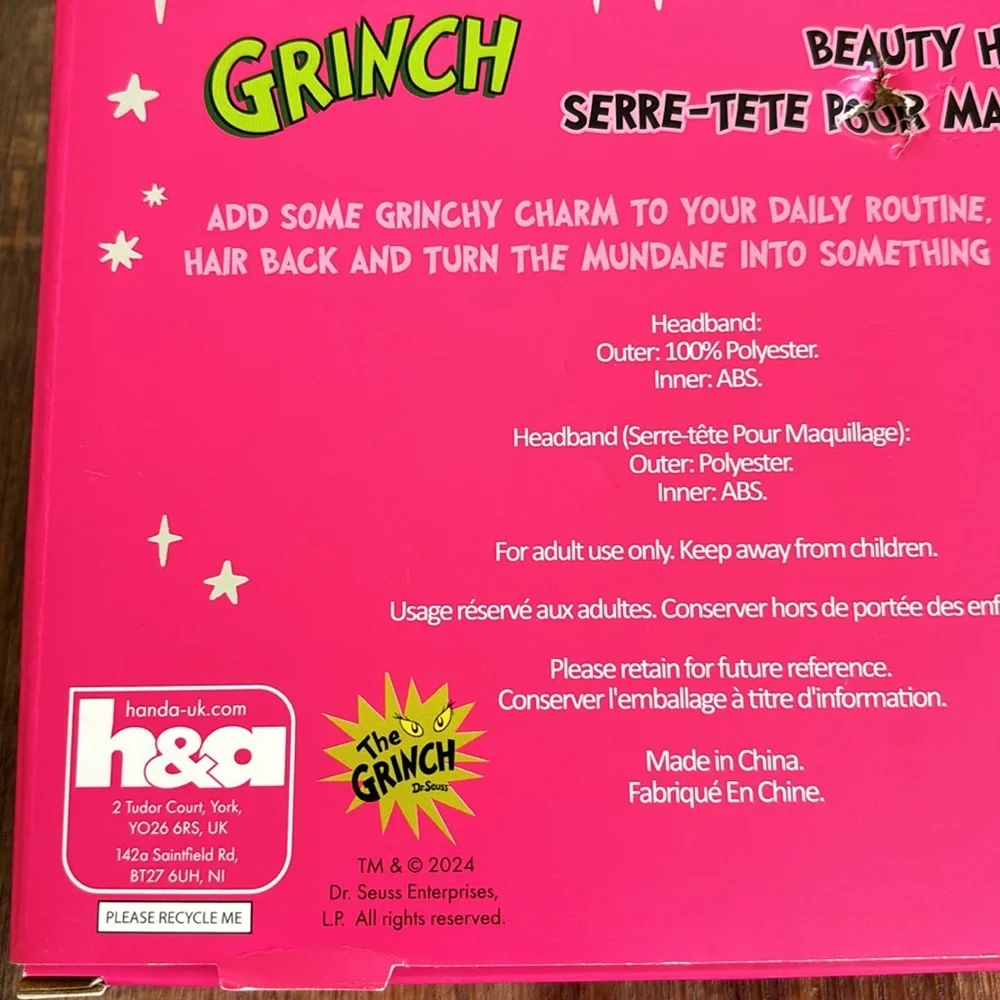 Grinch Beauty Headband - Picture 4 of 4